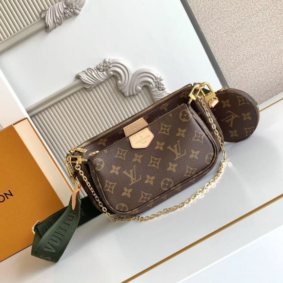 Louis Vuitton Shoes - Louis Vuitton Multi Pochette Accessoires  Khaki Strap